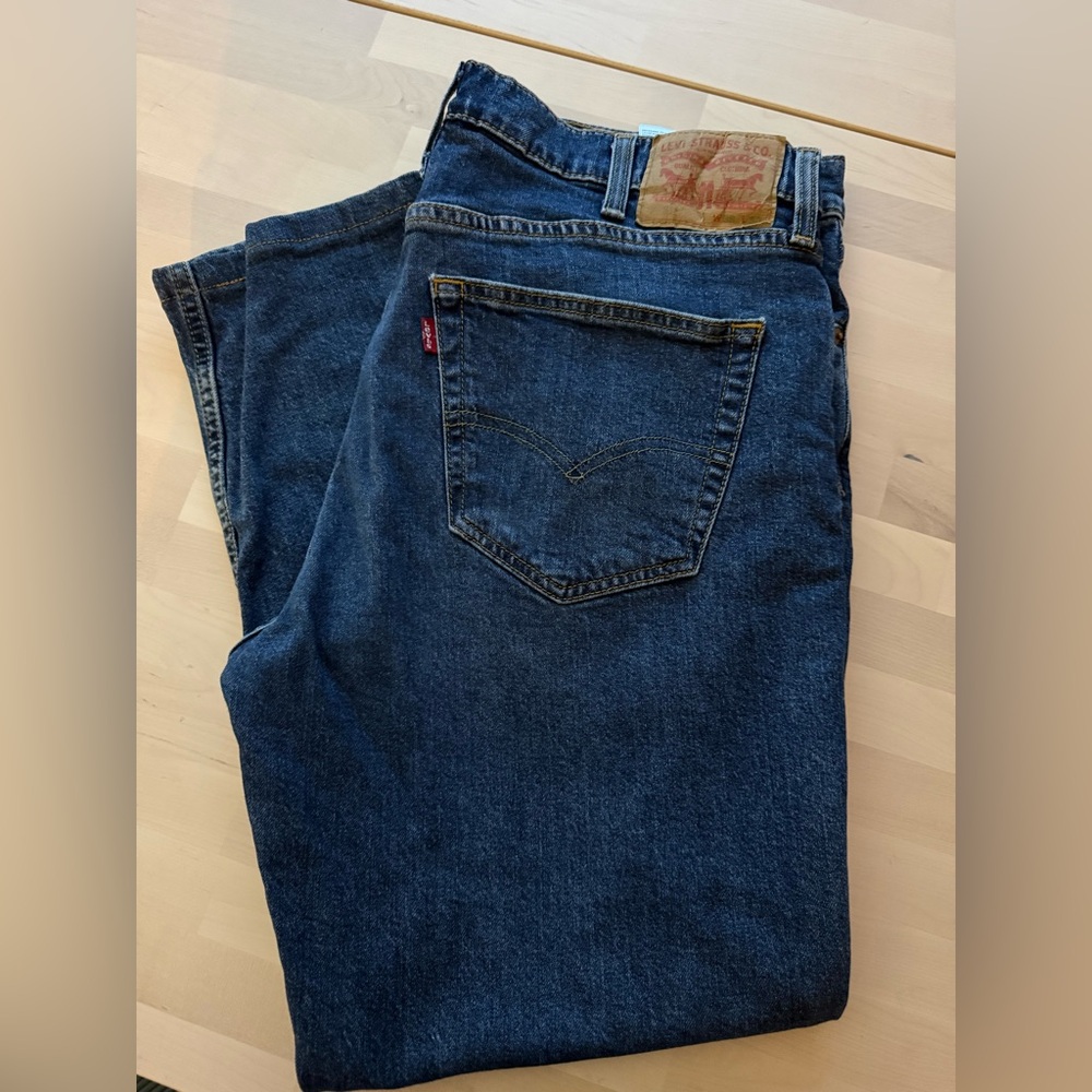 Levi's Men's Deep Indigo Straight-Leg Jeans